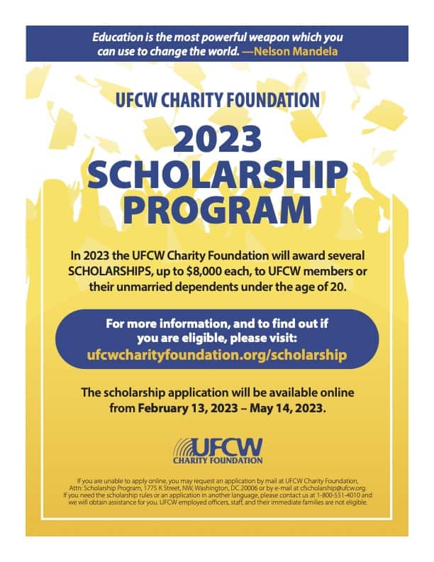 English Scholarship Flyer 2023